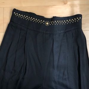 90s Black High Waisted Trousers